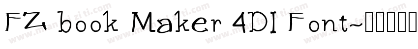 FZ book Maker 4DI Font字体转换